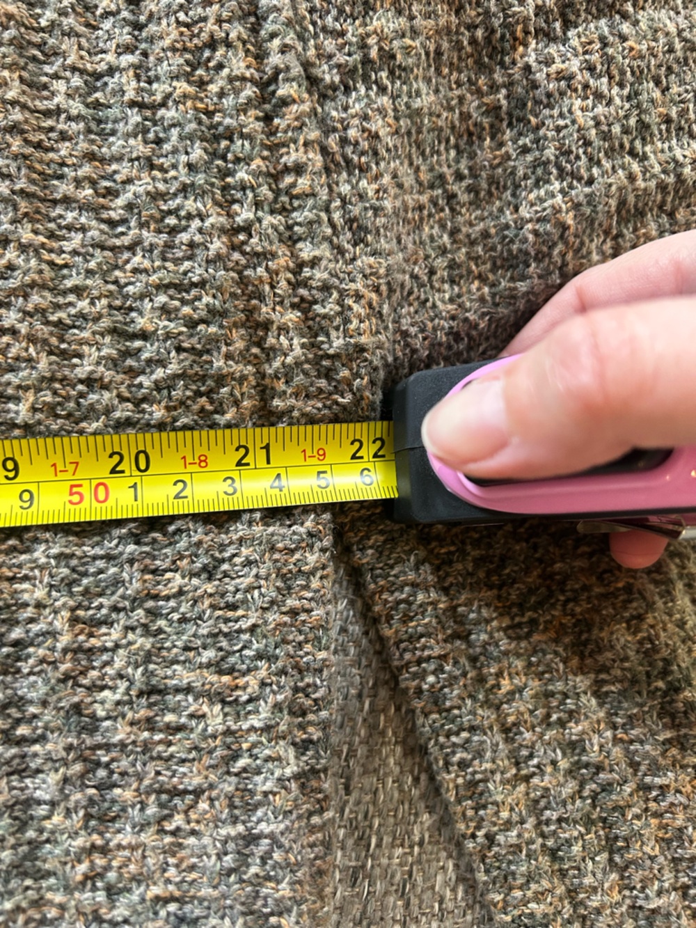 Vintage 1990’s Bill Blass Marled Green V-Neck Pullover Sweater | Medium - Picture 4 of 9